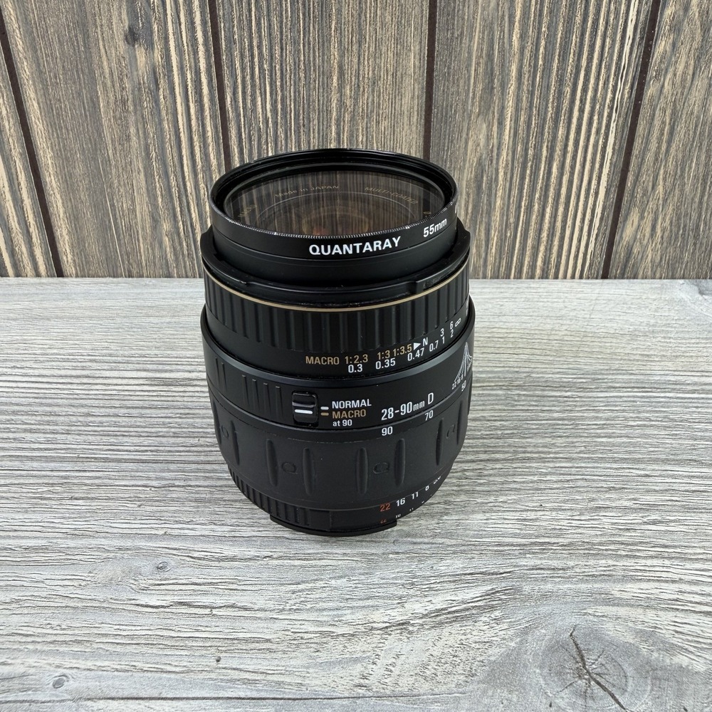 Quantaray Nikon AF 28-90mm f3.5-5.6 Macro Zoom Lens Great Condition For Nikon